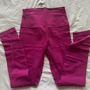 lululemon pink leggings size 4